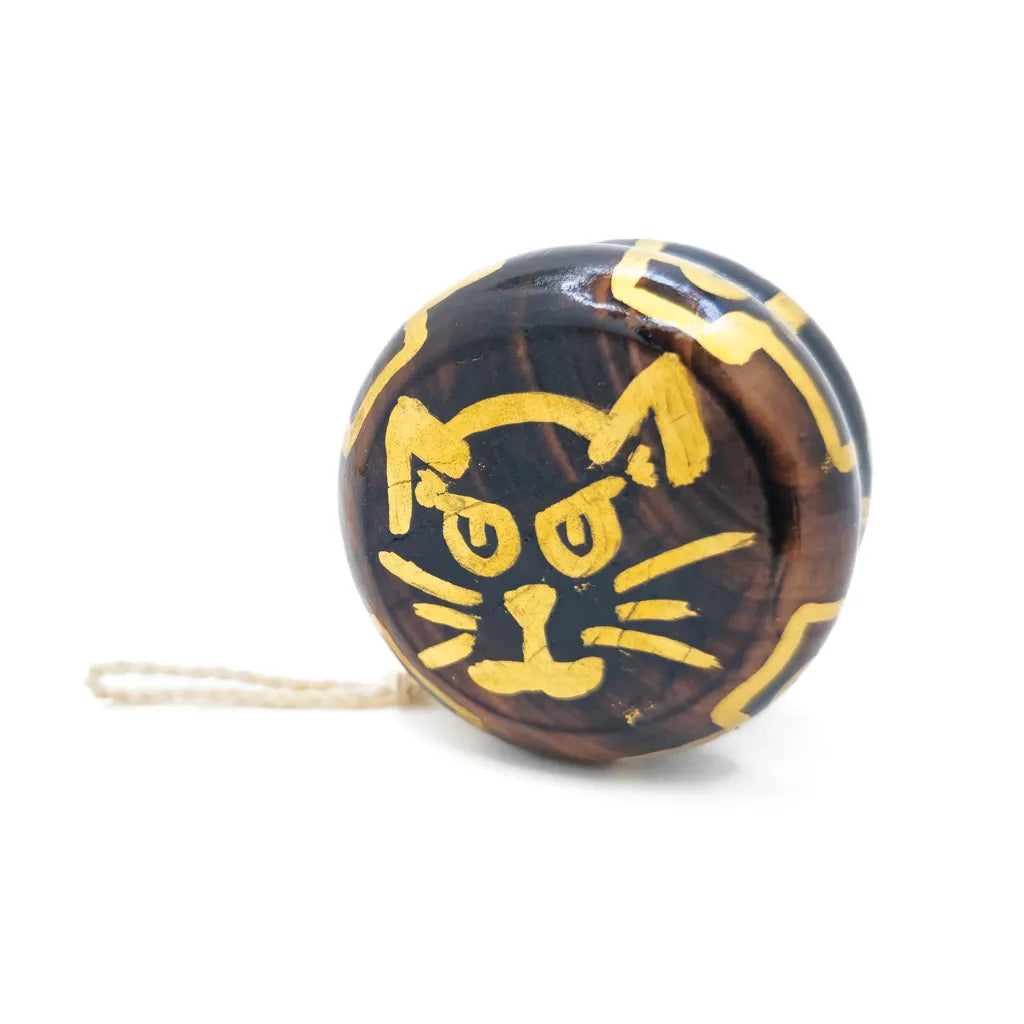 Meow Bitch Angry Kitty - Wooden Yo-Yo