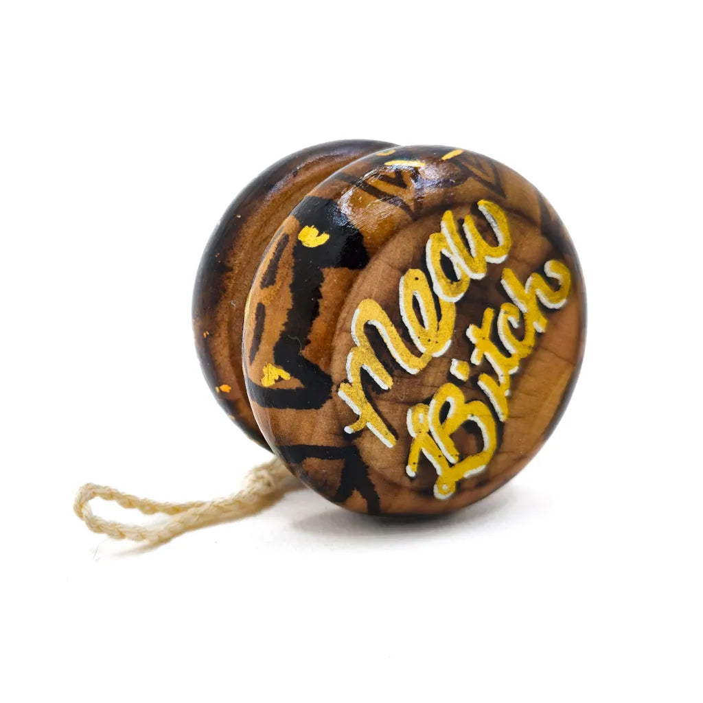 Meow Bitch 4 Cats - Wooden Yo-Yo