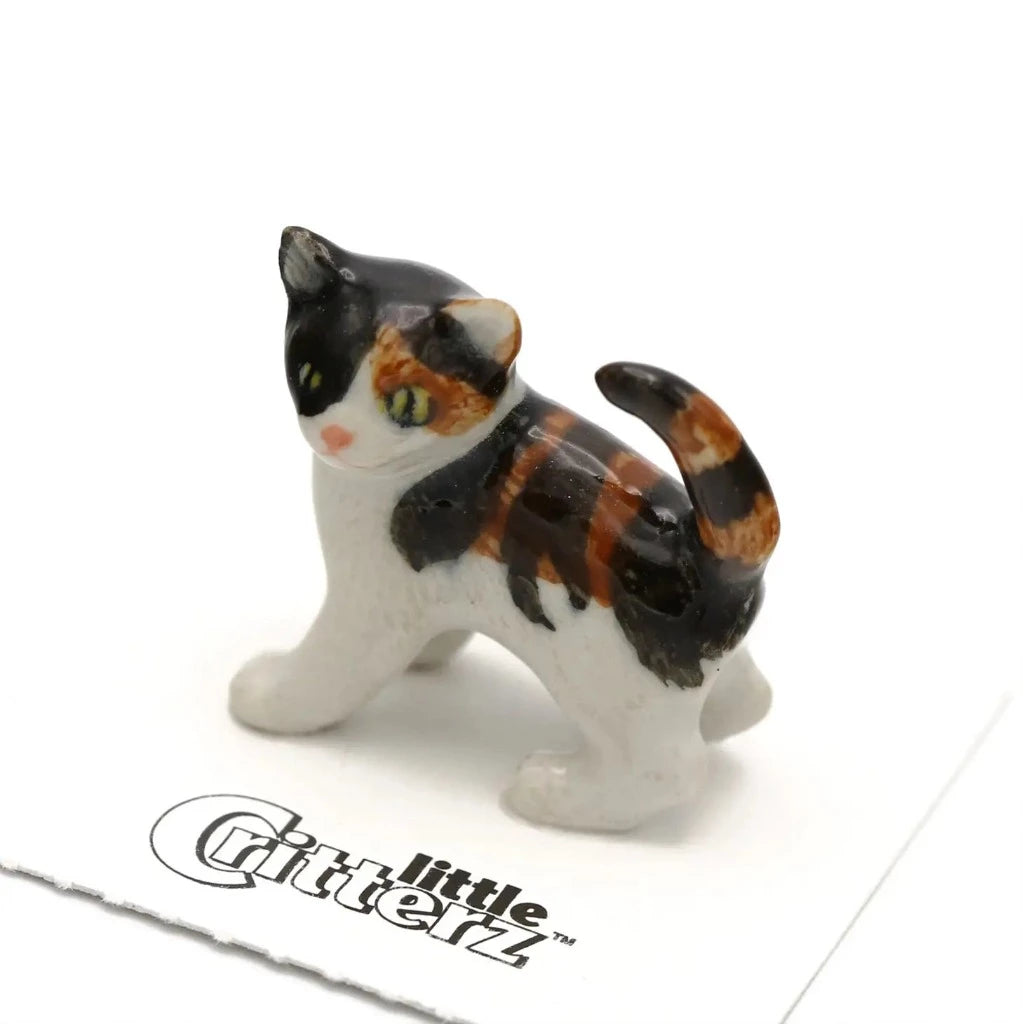 Holly The Calico Kitten - Porcelain Miniature Figure