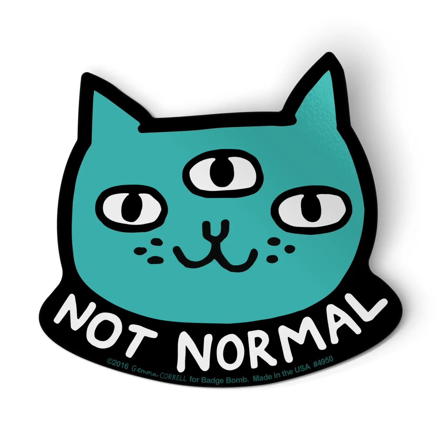 Not Normal - Die Cut Sticker