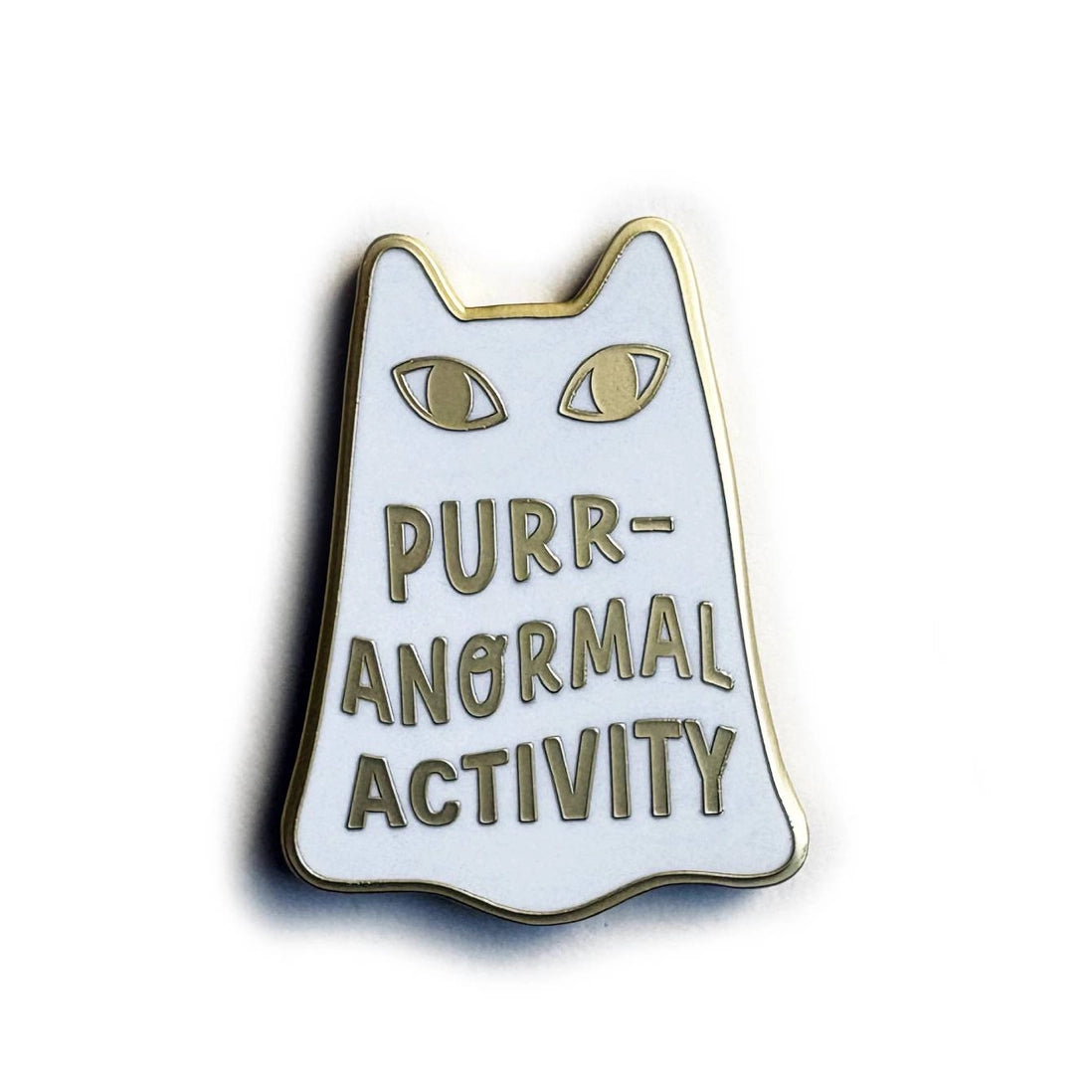Purranormal Activity Ghost Cat - Enamel Pin