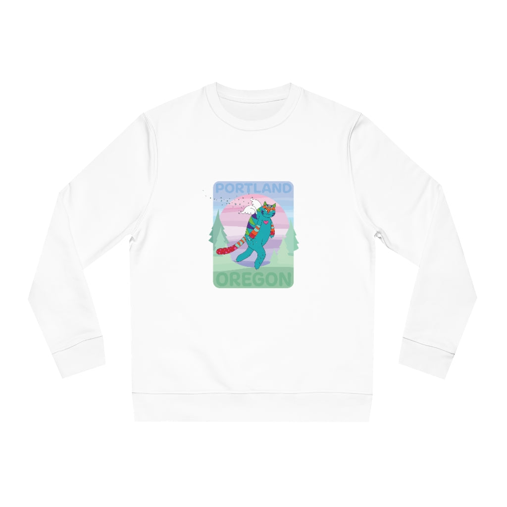 GiftyKitty Catsquatch - Organic Sweatshirt