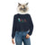 GiftyKitty Cat - Crop Sweatshirt