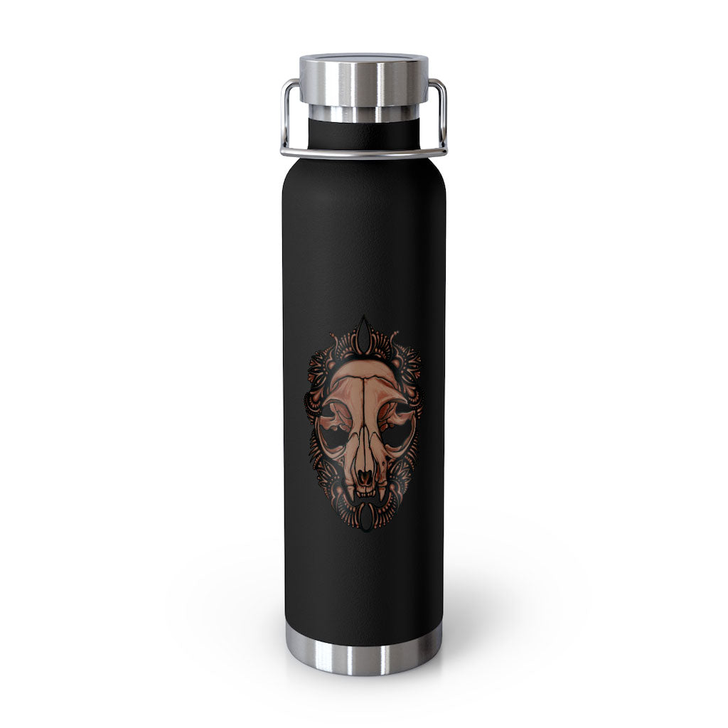 Cat Skull - 22oz Water Bottle