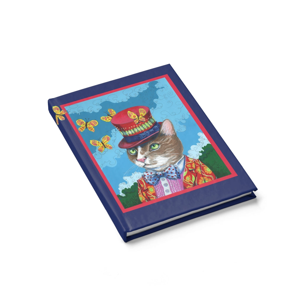 Top Hat Cat - Hardcover Journal