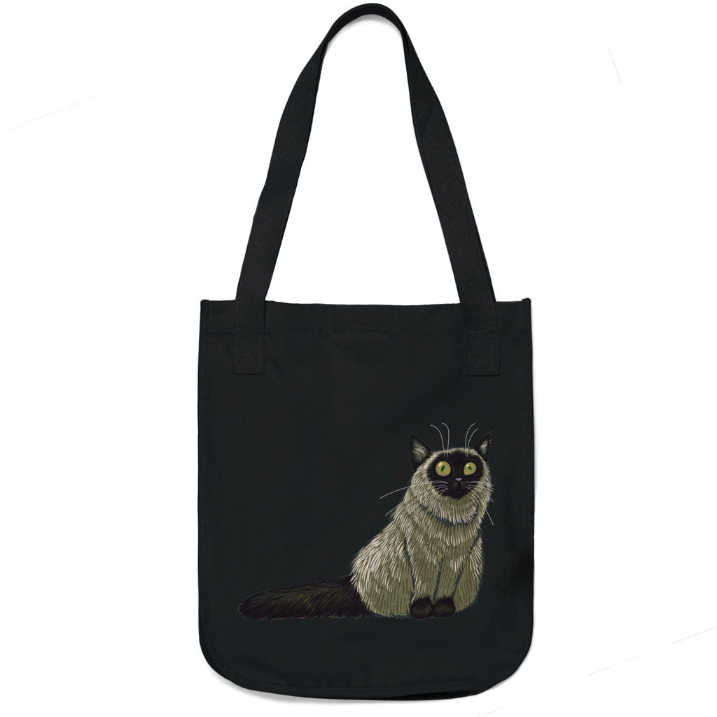 Fluffy Siamese - Organic Tote