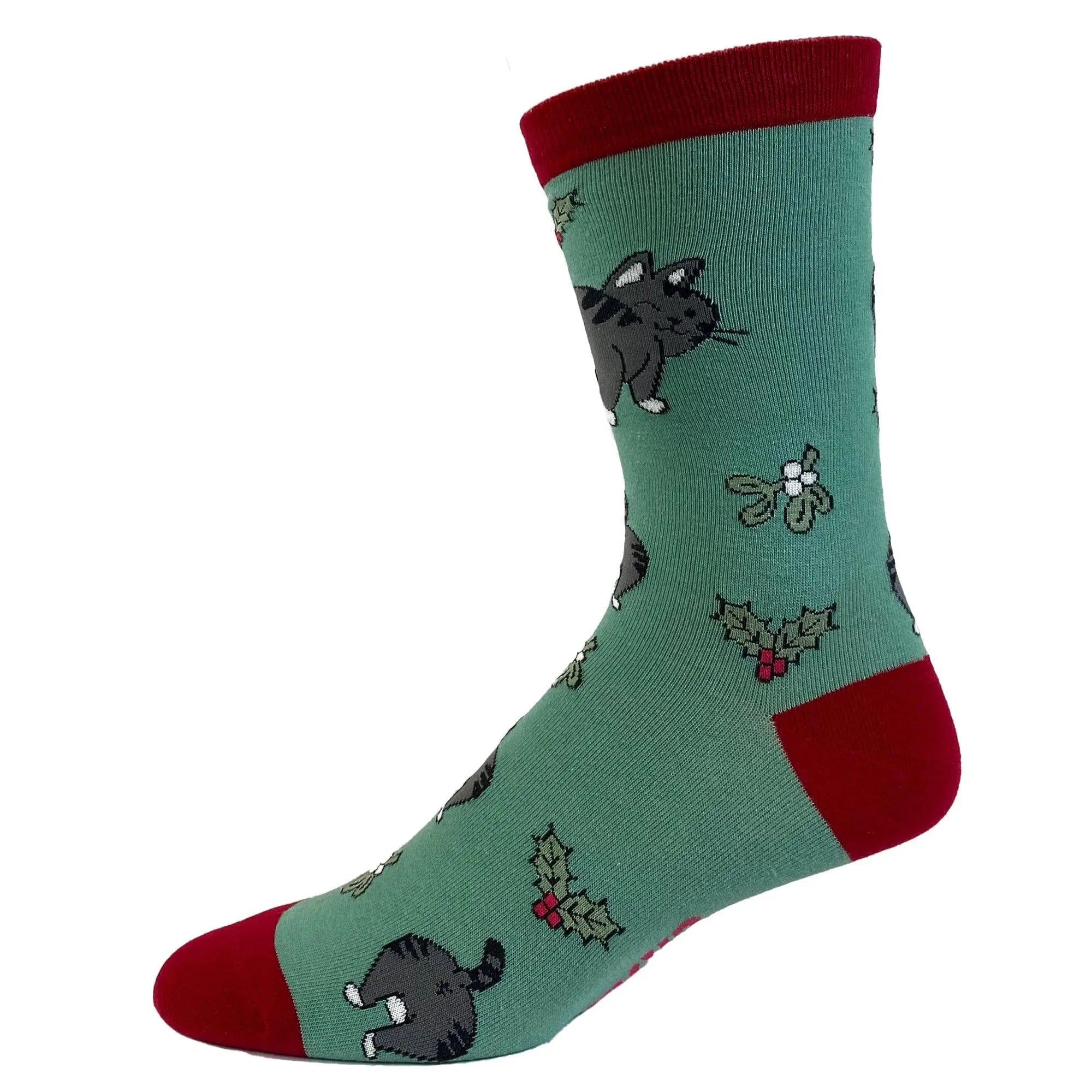 Cat Butt Mistletoe - Socks