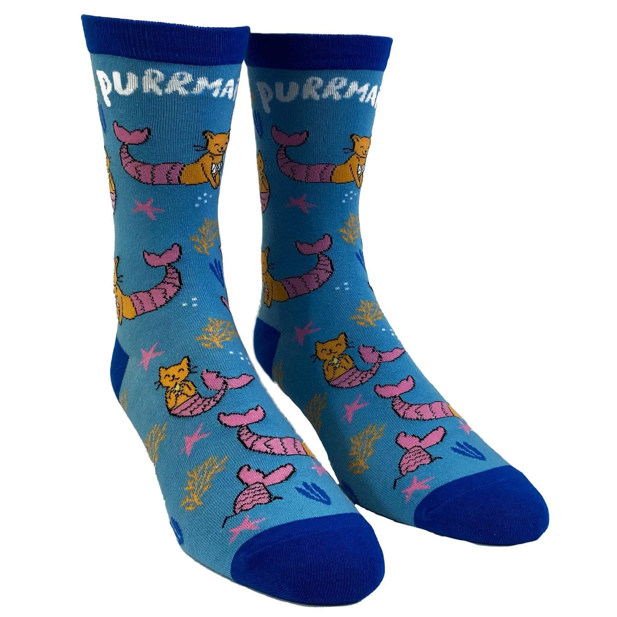 Tabby Purrmaid Cat - Sock