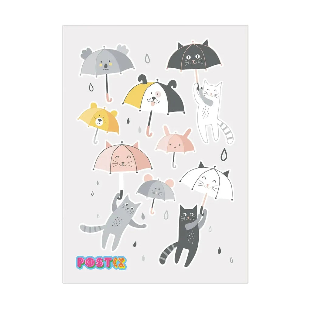 Raining Cats - Sticker Sheet