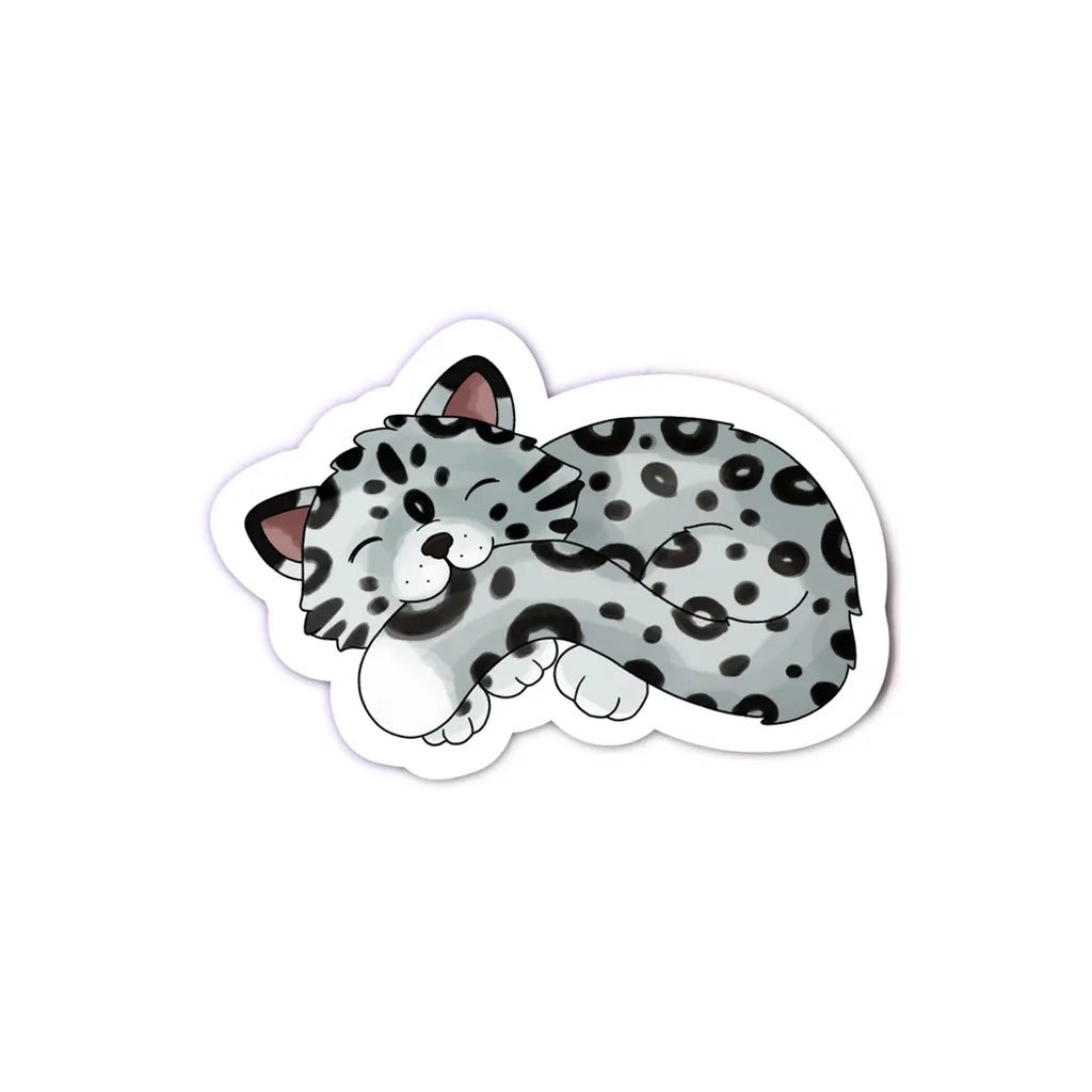 Snow Leopard - Vinyl Sticker