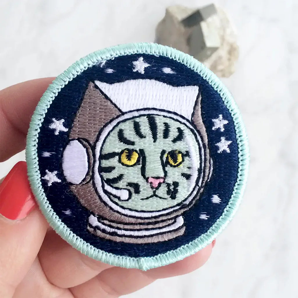 Astro Kitty - Iron-on Patch