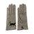 Embroidered Walking Cat - Wool Gloves