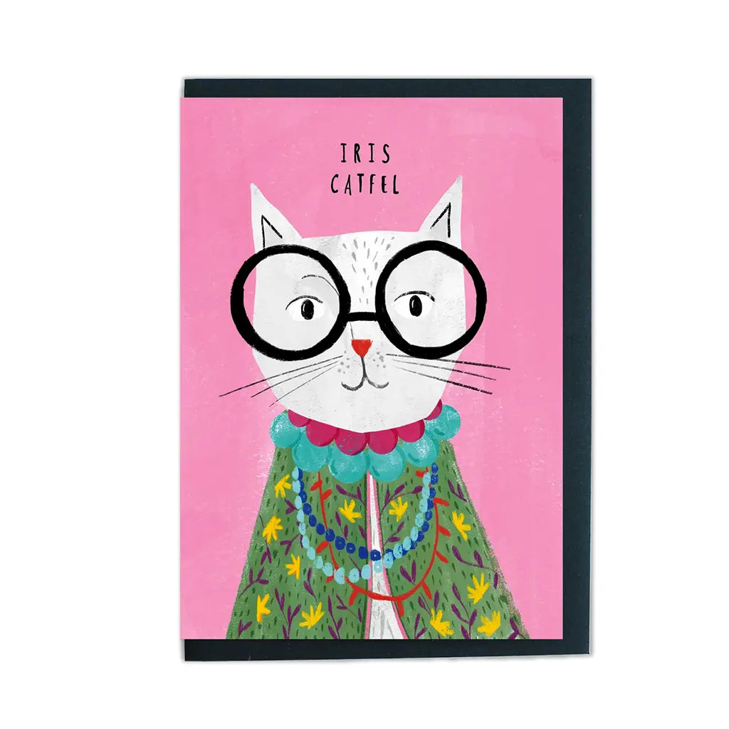 Iris Catfel Fashion Cature - Card