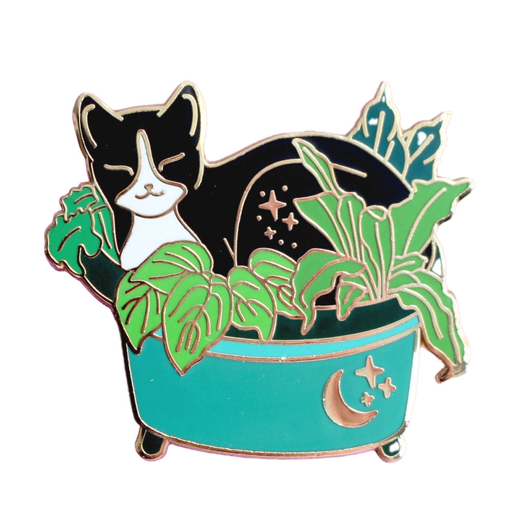 Cat in Plant - Enamel Pin