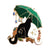 Umbrella Cats - Enamel Pin