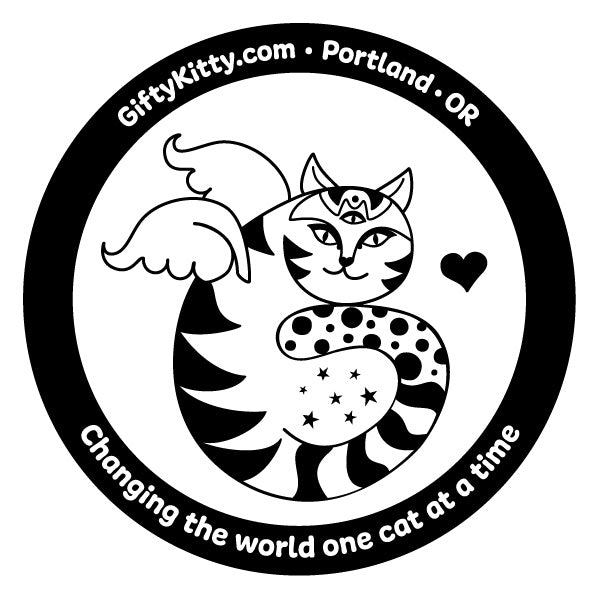 GiftyKitty B&W Edition - 15oz Mug