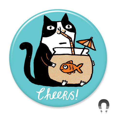 Cheers Cat - Magnet