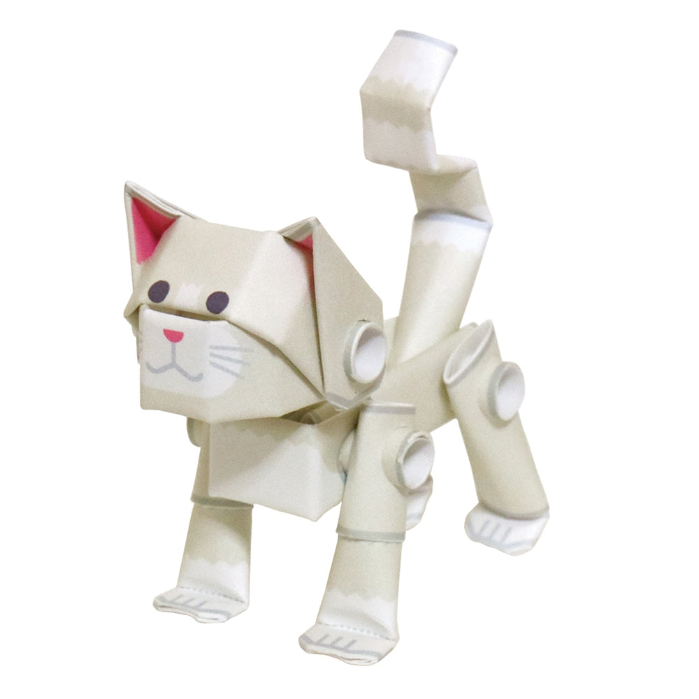 White Cat - Paper Craft Kit
