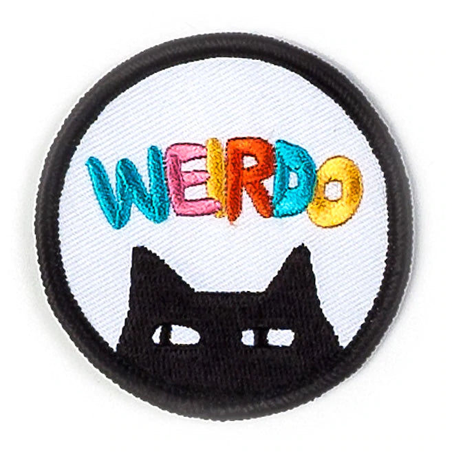 Weirdo Cat - Iron On Patch