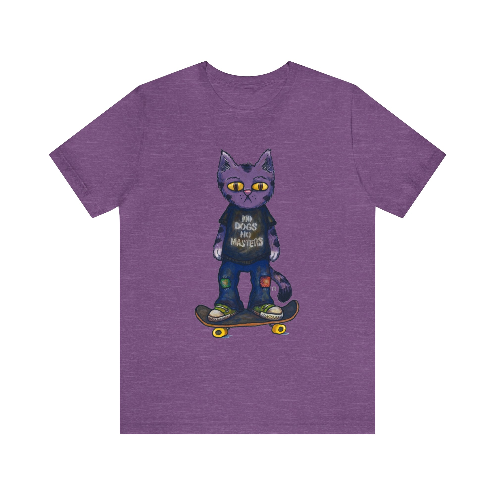 No Dogs No Masters Cat - Unisex T-shirt