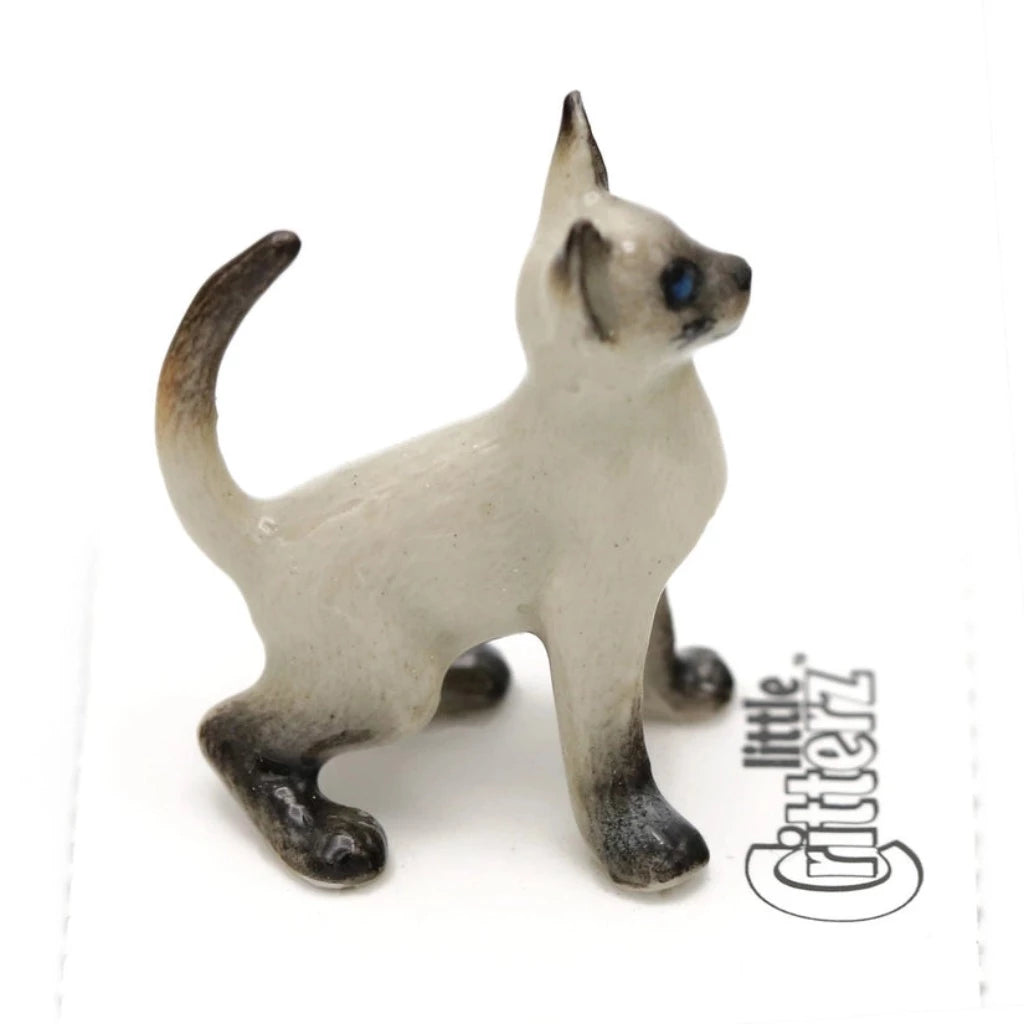 Blaze The Siamese Kitten - Porcelain Miniature Figure