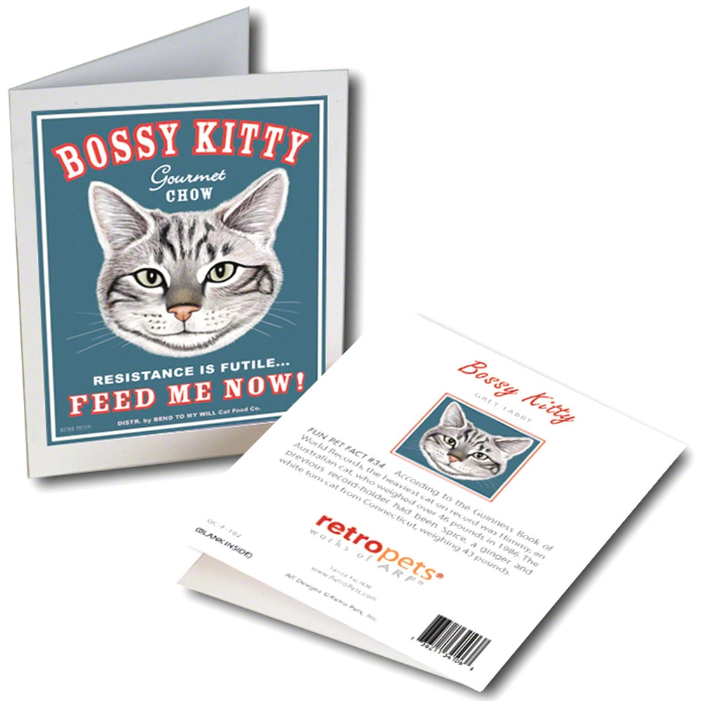 Bossy Kitty - Greeting Card