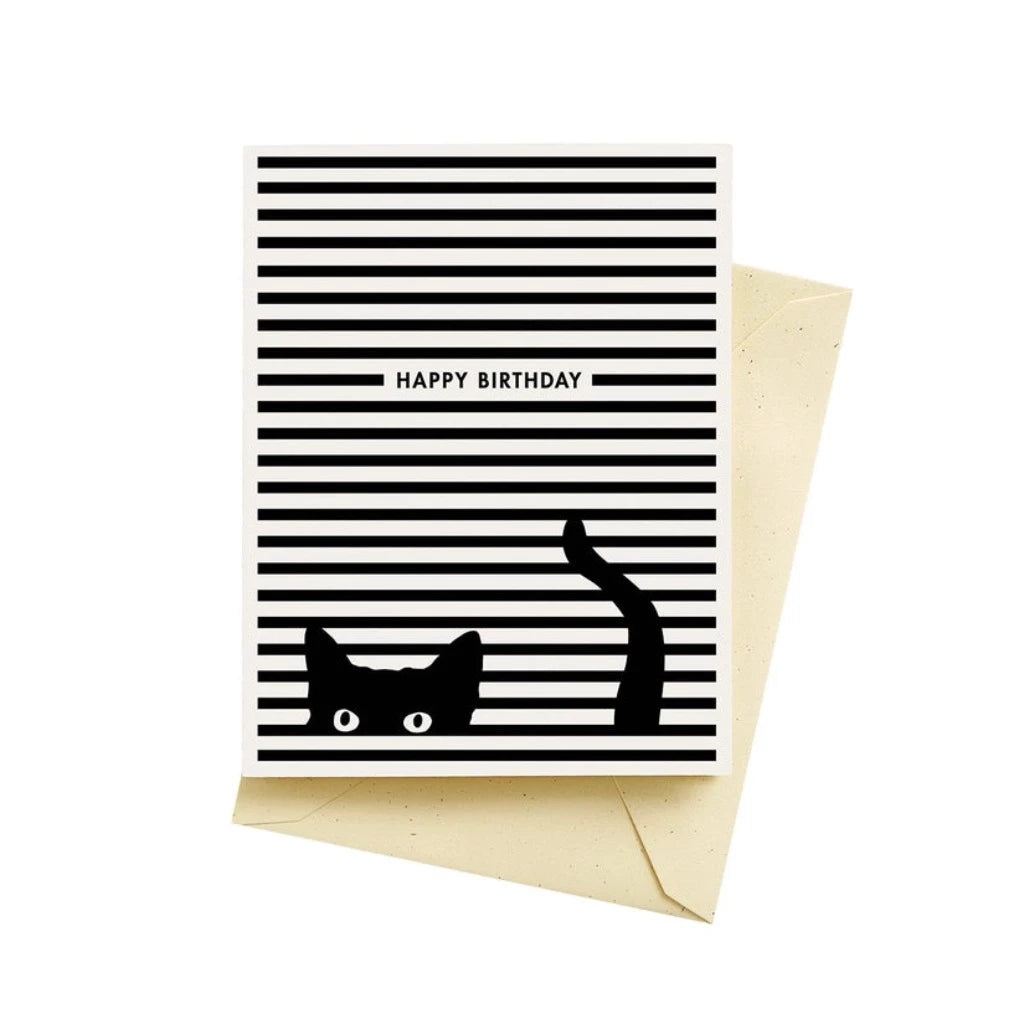 Cat Stripes - Greeting Card