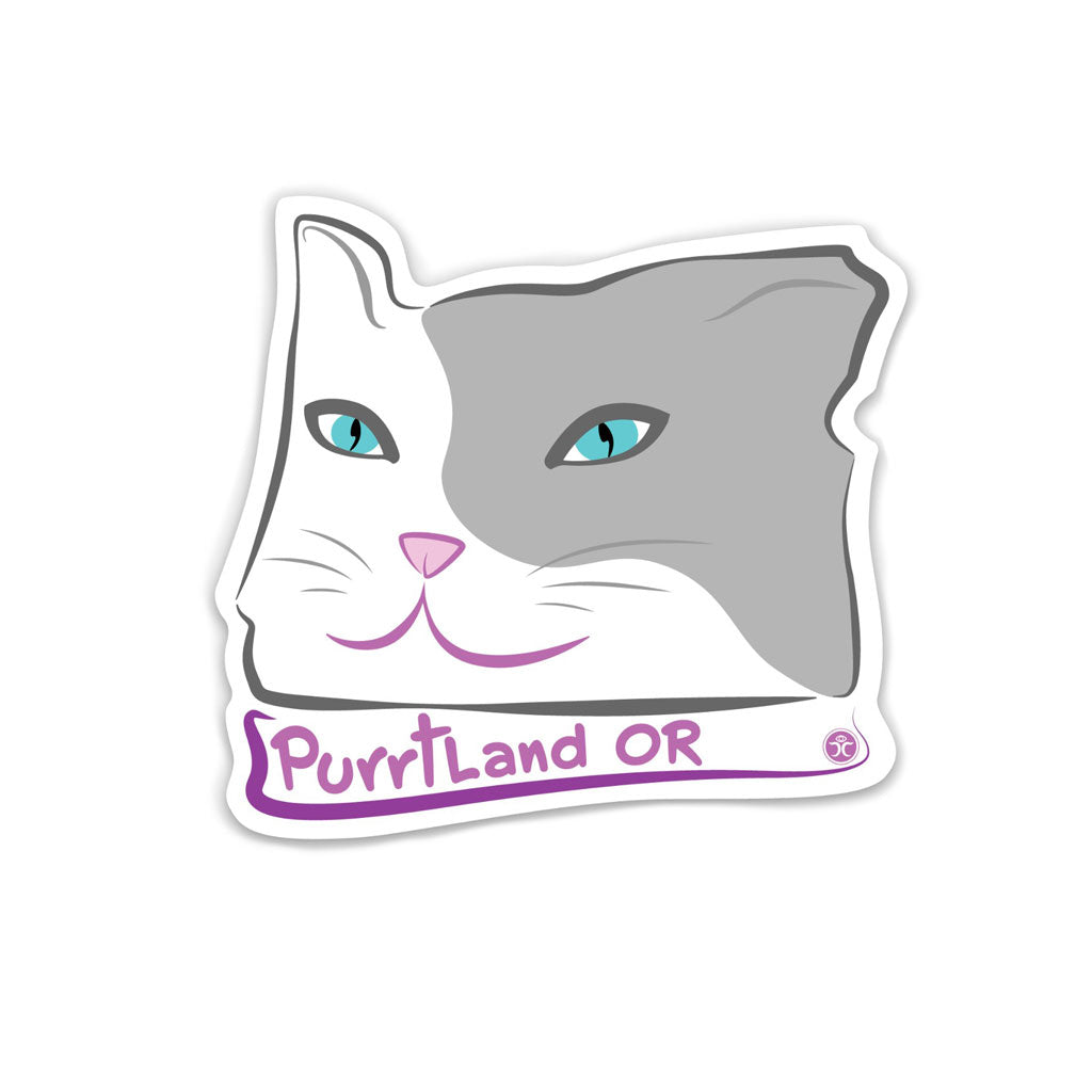 Purrtland Cat - Sticker
