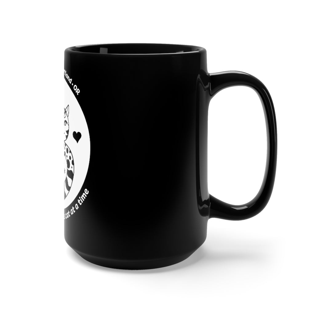 GiftyKitty B&W Edition - 15oz Mug