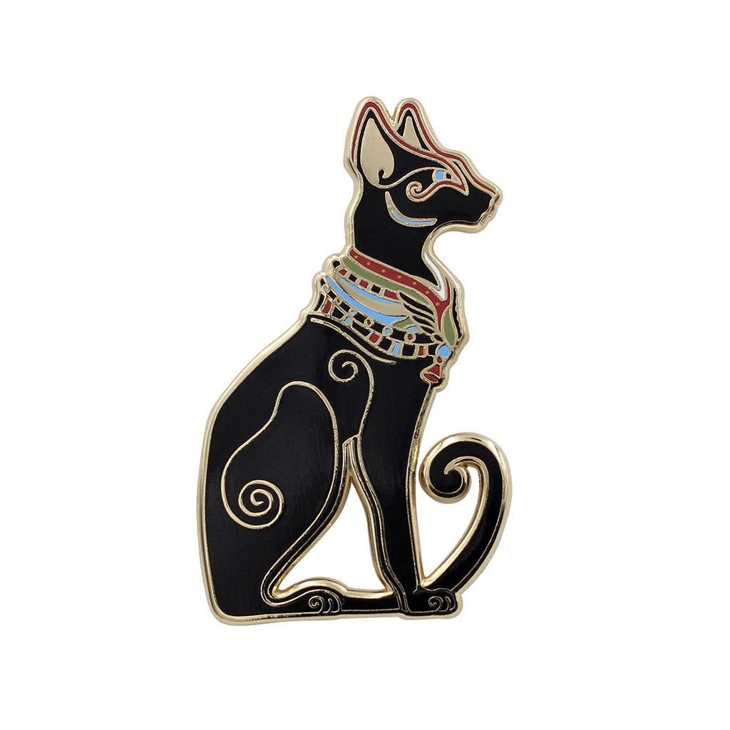 Egyptian Black Cat - Enamel Pin
