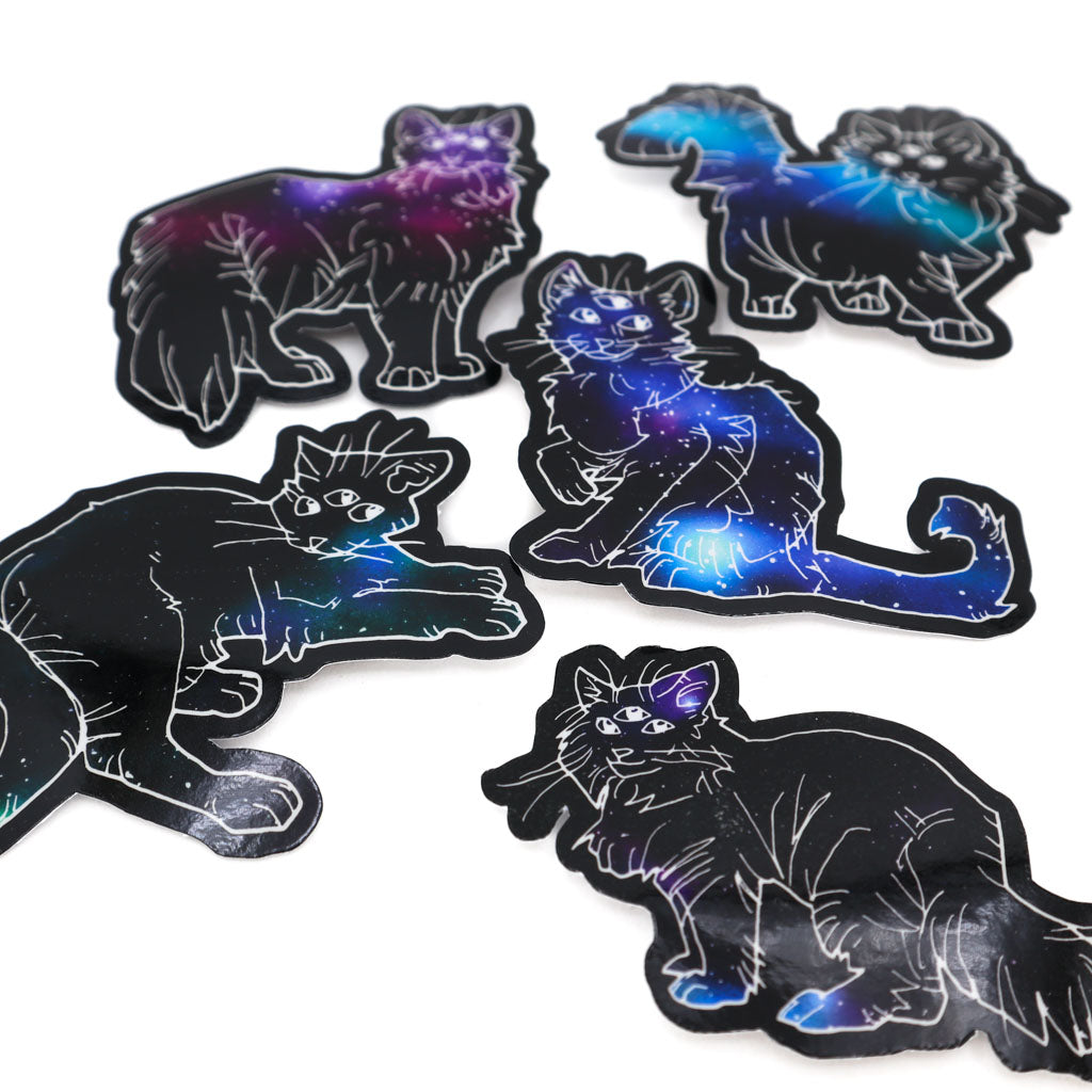 Galactic Cats - Cat Stickers pack