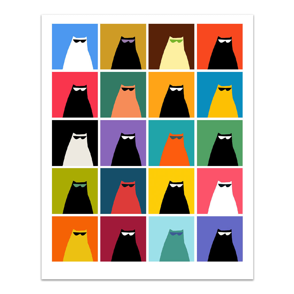 Shades 020 - Cat Art Print