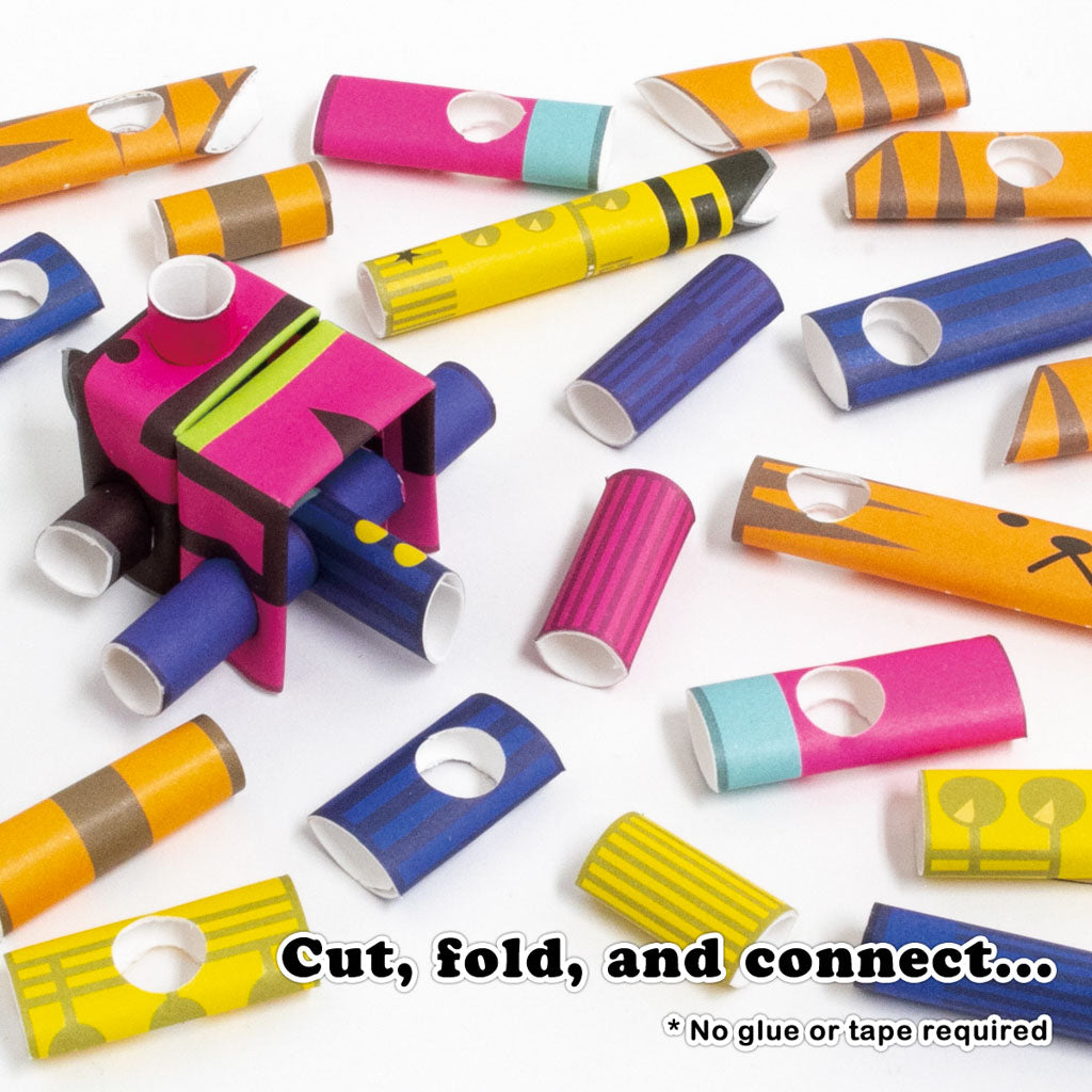 Robot and Cat - Paper Craft Kit