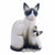 Mother Siamese Cat & Kitten - Wood Sculpture