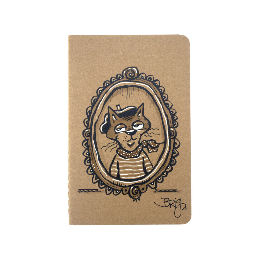 The French Cats - Hand Drawn Notebook