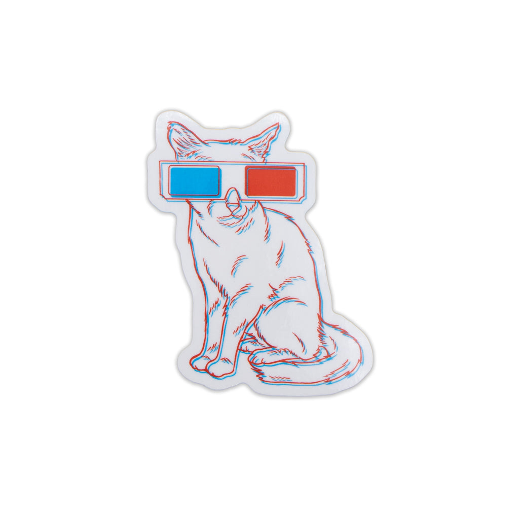 3D Kitty - Cat Sticker