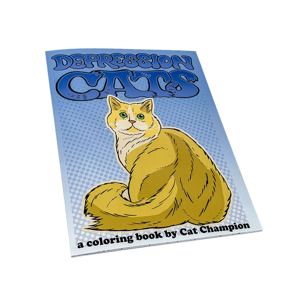 Depression Cats - Coloring Book