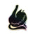 Unapologetic Catitude Black Cat - Holographic Sticker