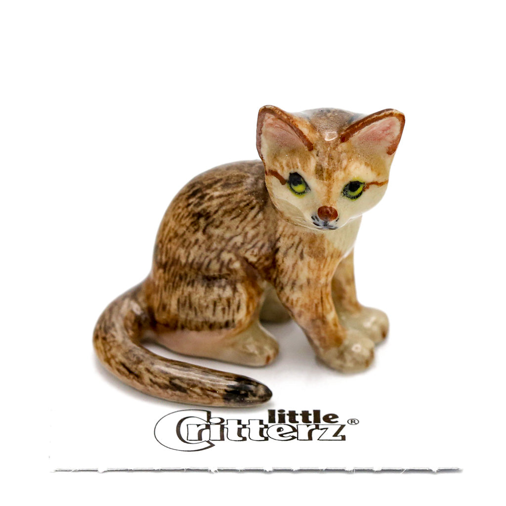 Dune Sand Cat - Porcelain Miniature Figure