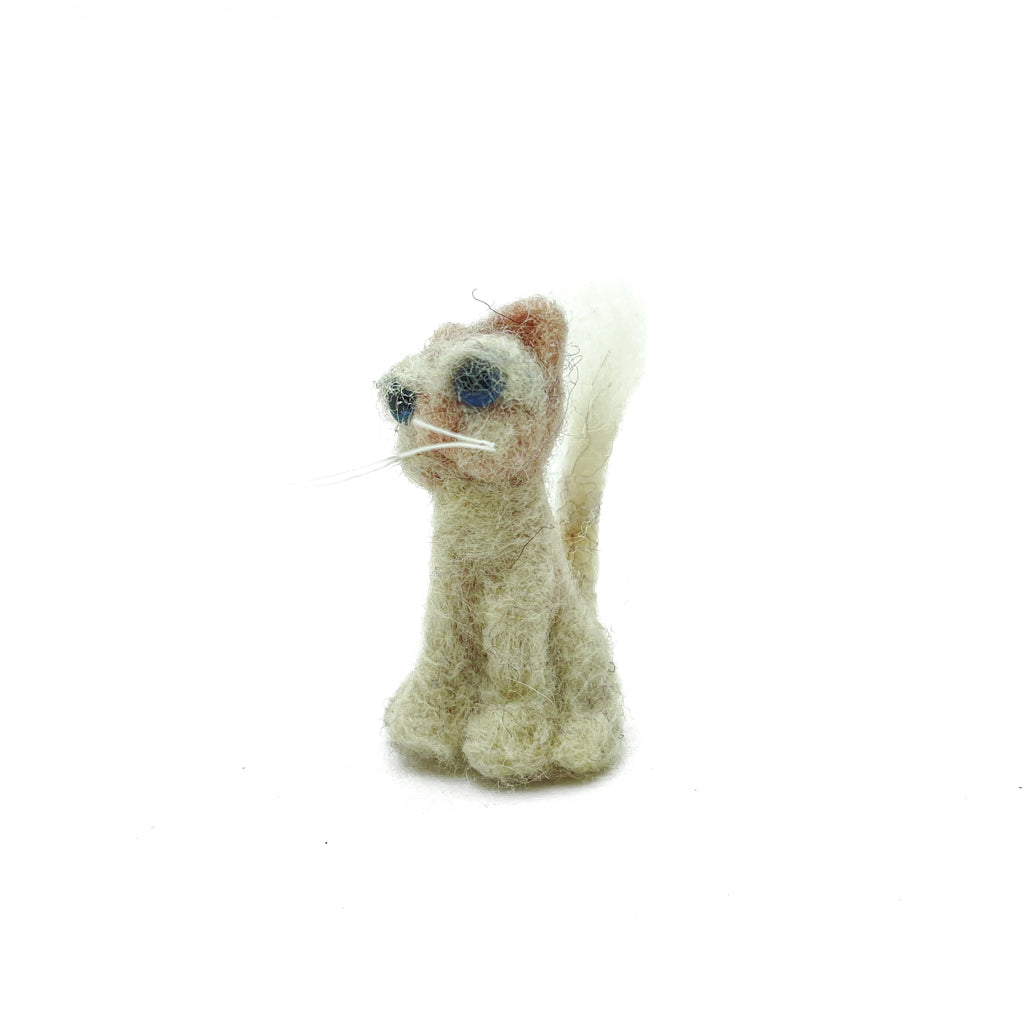 Funny Kitty - Felted Wool