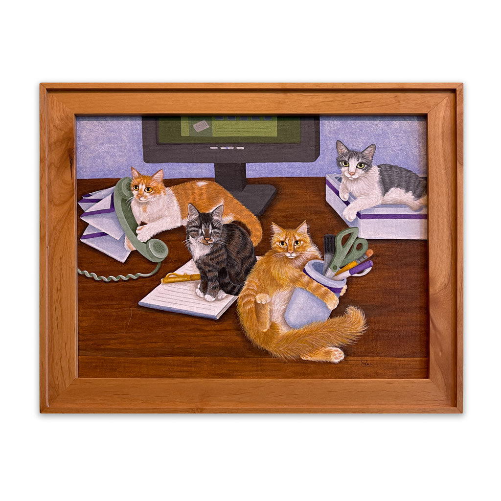 Office Staff - Original Painting