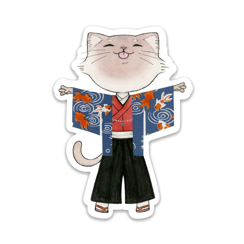 Kimono Kitty - Sticker