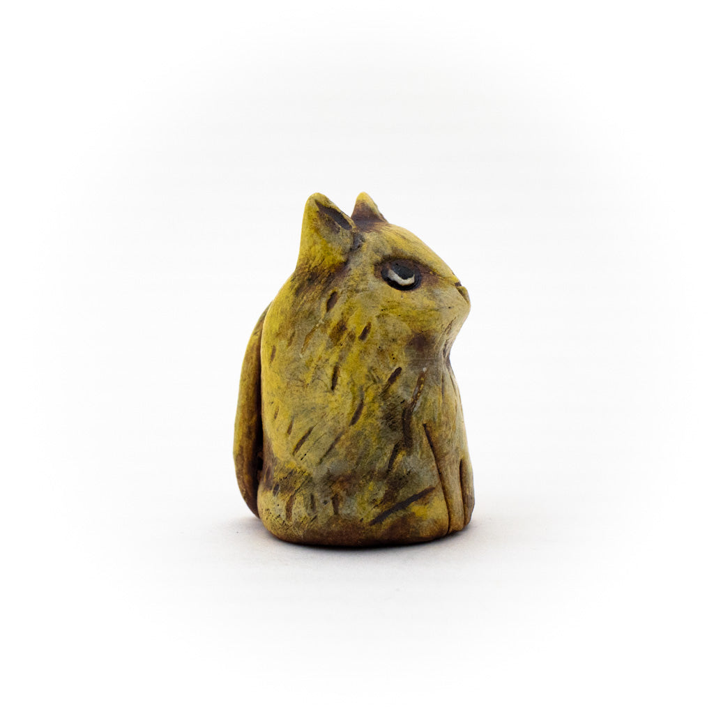 Tiny Yellow Cats - Handmade Ceramic