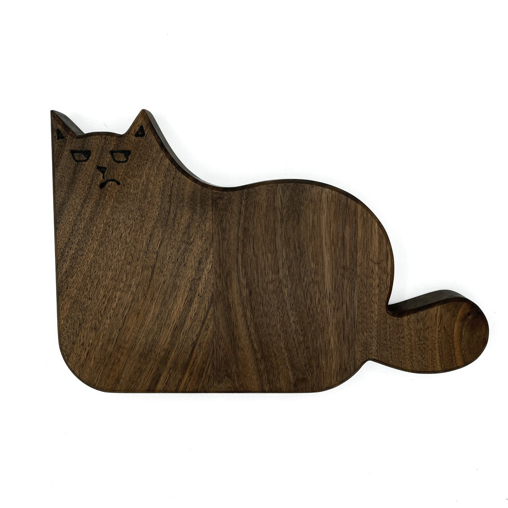 Grumpy Cat - Walnut Cutting Board