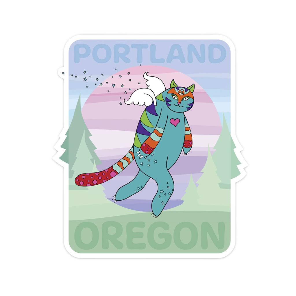 Portland Oregon Catsquatsh - Magnet