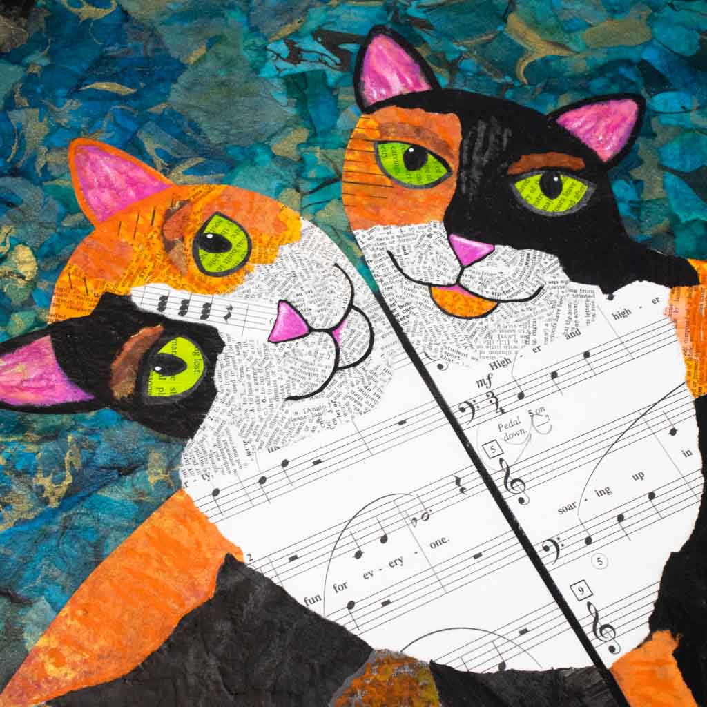 Calico Love - Fine Art Collage