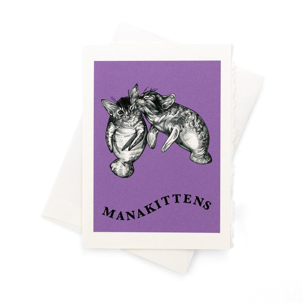 Manakittens - Greeting Card