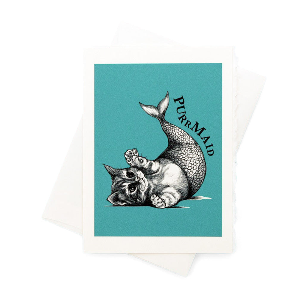 Purrmaid - Greeting Card