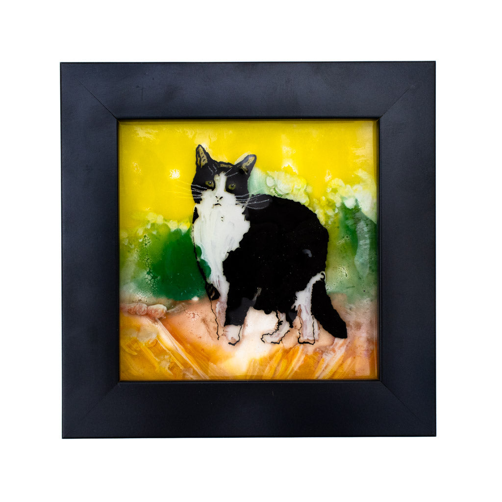 Sweet Summer Day - Framed Fuse Glass