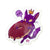 Purple King Cat - Sticker